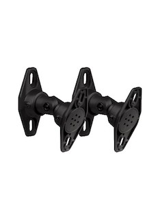 Кронштейн Hama H-11238 для акустических систем Audio 2 шт. наклоняемый поворотный до 2 кг черный
