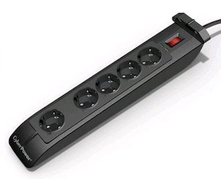 Сетевой фильтр Cyberpower SB0501BA 1.8м (5 розеток) черный