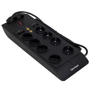 Сетевой фильтр CyberPower SB0802AD dk.grey 2,4m 8розеток