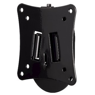 Кронштейн для ТВ, XS  (до 26"/66 см), VESA 100*100, до 25 кг, *****, fix (неподвижный), черный, Hama