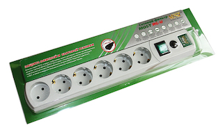 Сетевой фильтр Most RG-U 3м (6 розеток) серый