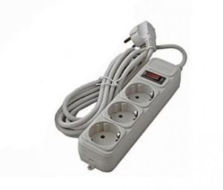 Сетевой фильтр SPGF3-B-10PP 3м (3 розетки) серый