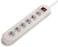 Сетевой удлинитель Hama Colour 3м (6розеток) white с выключателем/"защита от детей" (H-108886)