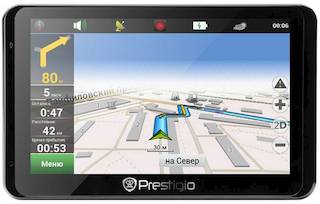 Навигатор Автомобильный GPS Prestigio Geo Vision 5850HDDVR 5" 800x480 8Gb microSD черный Navitel