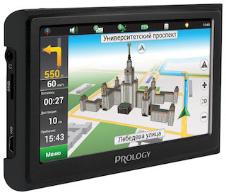 Навигатор Автомобильный GPS Prology iMAP-4300 4.3" 480x272 4Gb microSD черный Navitel