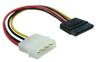 Переходник питания SATA  один IDE 4pin -> SATA