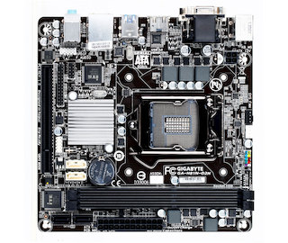 Материнская плата Gigabyte GA-H81N-D2H Socket-1150 Intel H81 DDR3 mini-ITX AC`97 8ch(7.1) GbLAN SATA3 VGA+DVI+HDMI PCI