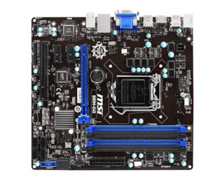 Материнская плата MSI B85M-E45 Socket-1150 Intel B85 DDR3 mATX AC`97 8ch(7.1) GbLAN SATA3 VGA+DVI+HDMI