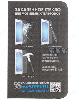 Защитное стекло DF для Huawei Ascend P7 hwSteel-01
