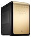 Корпус Aerocool Dead Silence Cube Gold черный/золотистый mATX 3x120mm 3x140mm 2xUSB2.0 2xUSB3.0 audio HD screwless bott PSU