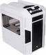 Корпус Aerocool Xperdator Cube White черный w/o PSU mATX 2*120mm 2*140mm fan 2*USB3.0 audio HD screwless bott PSU