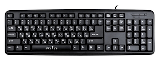 Клавиатура Oklick 180M черный USB
