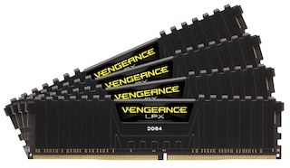 Память DDR4 4x4Gb 2400MHz Corsair (CMK32GX4M4A2400C14) unbuffered Ret