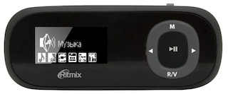Плеер Flash Ritmix RF-3400 4Gb черный/синий 1"