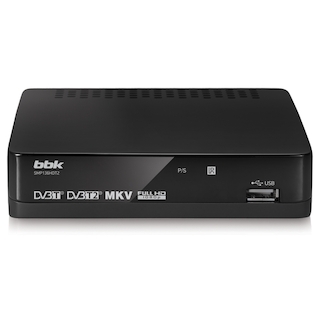 Ресивер DVB-T2 BBK SMP136HDT2 черный