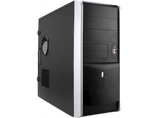Корпус INWIN IW-EAR-007 Black-Silver 500W USB/Audio ATX