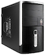 Корпус INWIN IW-EMR001 Black-Silver 450W USB/Audio/Fan mATX