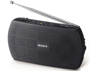 Радиоприемник портативный Sony SRF-18B черный