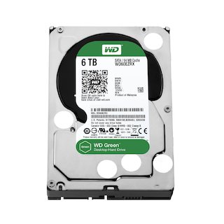 Жесткий диск WD Original SATA-III 6Tb WD60EZRX Green (5400rpm) 64Mb 3.5"