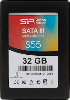 Накопитель SSD Silicon Power SATA III 32Gb SP032GBSS3S55S25 S55 2.5"