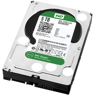 Жесткий диск WD Original SATA-III 5Tb WD50EZRX Green (5400rpm) 64Mb 3.5"