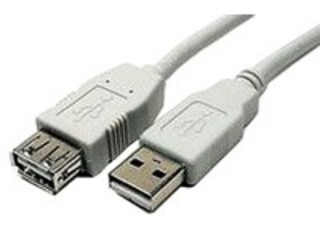 Кабель USB 2.0 Am-Af удлинитель 3м