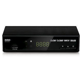 Ресивер DVB-T2 BBK SMP244HDT2 темно-серый