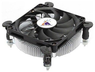 Вентилятор Glacialtech Igloo i620 Soc-1150/1155/1156/ 3pin 29dB Al 65W 160g клипсы low-profile BULK