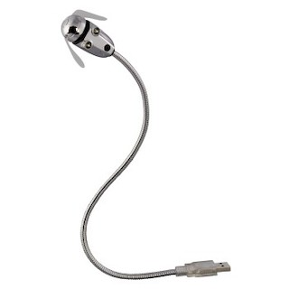 Вентилятор Hama USB LED Fan T температура/промо