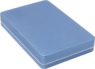 Жесткий диск Toshiba USB 3.0 500Gb HDTH305EL3AA Canvio Alu 2.5" голубой