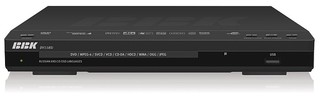 Плеер DVD BBK DV118SI Караоке черный
