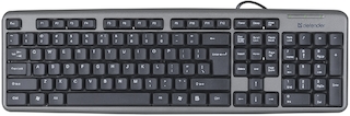 Клавиатура Defender Element HB-520 серый, USB