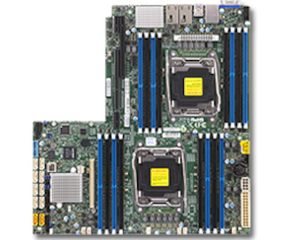 Материнская Плата SuperMicro MBD-X10DRW-I-O Soc-2011 iC602 16xDDR3 8xSATAII 2xSATA3 SATA RAID iI350 2хGgbEth Ret