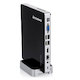 Неттоп Lenovo IdeaCentre Q190 SL P 2127U (1.9)/4Gb/500GbHDG/CR/Windows 8 Professional/GbitEth/WiFi/65W/черный/серебристый
