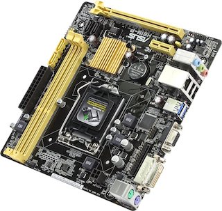 Материнская плата Asus H81M-P Soc-1150 Intel H81 2xDDR3 mATX AC`97 8ch(7.1) GbLAN+VGA+DVI White Box