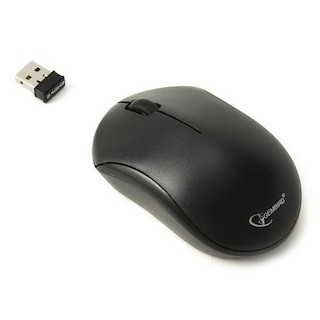 Беспроводная мышь Gembird MUSW-218, черн, soft touch, 2кн.+колесо-кнопка, 1200DPI, 2.4ГГц