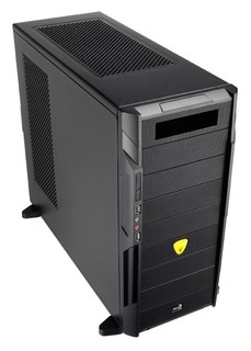 Корпус AeroCool VS-9 black w/o PSU ATX 2*USB audio SECC 0.6mm