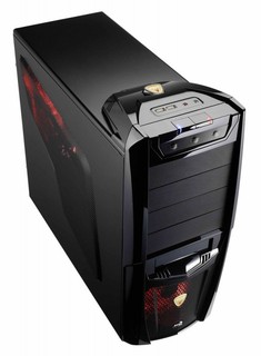 Корпус AeroCool VX-R LE black w/o PSU ATX 2*USB 2.0 Audio 3*fan SECC 0.6mm