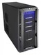 Корпус Ezcool HA-900B black w/o PSU ATX 4*USB 2.0 Audio mesh front panel blue led bottom PSU