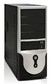 Корпус Foxconn TLA-397 black/silver w/o PSU ATX USB audio mic fan AirDuct
