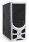 Корпус Foxconn TLA-570 black/silver w/o PSU ATX USB audio mic fan AirDuct
