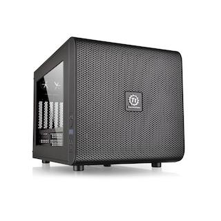 Корпус Thermaltake Core V21 черный w/o PSU mATX 6x120mm 3x140mm 2xUSB3.0 audio bott PSU