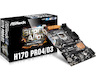 Материнская плата Asrock H170 PRO4/D3 LGA 1151 Intel H170 4xDDR3 ATX AC`97 8ch(7.1) GbLAN RAID+DVI+HDMI