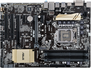 Материнская плата Asus Z170-P D3 LGA 1151 Intel Z170 4xDDR3 ATX AC`97 8ch(7.1) GbLAN RAID RAID1 RAID5 RAID10+DVI+HDMI