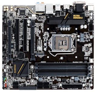 Материнская плата Gigabyte GA-B150M-D3H DDR3 LGA 1151 Intel B150 4xDDR3 mATX AC`97 8ch(7.1) GbLAN+VGA+DVI+HDMI