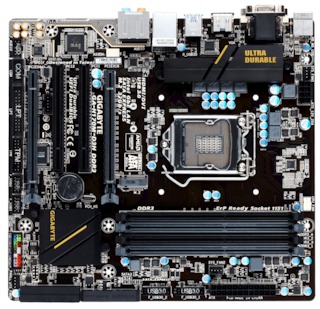 Материнская плата Gigabyte GA-H170M-D3H DDR3 LGA 1151 Intel H170 4xDDR3 mATX AC`97 8ch(7.1) GbLAN RAID+VGA+DVI+HDMI