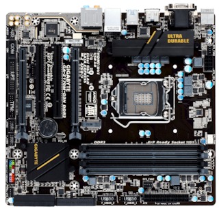 Материнская плата Gigabyte GA-Z170M-D3H DDR3 LGA 1151 Intel Z170 4xDDR3 mATX AC`97 8ch(7.1) GbLAN RAID+VGA+DVI+HDMI