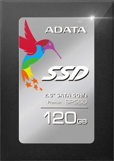 Накопитель SSD A-Data Original SATA-III 120Gb Premier SP550 2.5" w550/410
