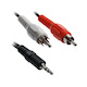 Кабель аудио Gembird CCA-458, джек3.5 / 2xRCA, 1.5м