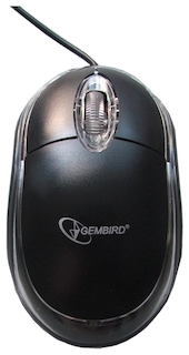 Мышь Gembird MUSOPTI9 -902U, черный, USB, 1000DPI